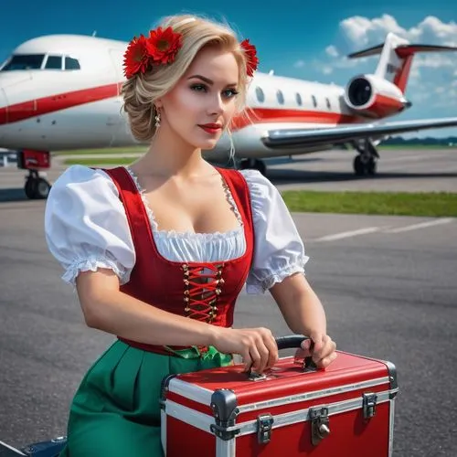 stewardess,flight attendant,polish airline,bavarian swabia,blonde girl with christmas gift,hof-plauen airport,travel insurance,airline travel,fliederblueten,austrian,berlin brandenburg airport,aviation,red-hot polka,travel woman,general aviation,red russian,airplane passenger,air transport,flightskwagen,elves flight,Photography,General,Fantasy