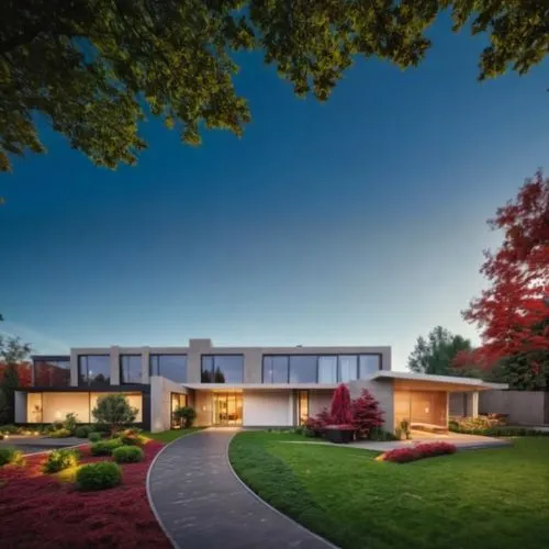 mid century house,mid century modern,modern house,new england style house,modern architecture,dunes house,ruhl house,contemporary,beautiful home,luxury home,suburban,bendemeer estates,residential,residential house,large home,cube house,landscape lighting,brick house,luxury real estate,luxury property