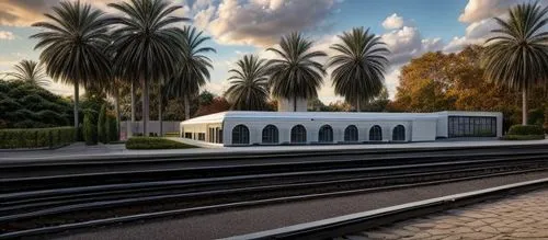 train depot,hollywood metro station,railroad station,king abdullah i mosque,zayandeh,the train station,qasr al watan,train cemetery,quasr al-kharana,amirkabir,train station,mamounia,old railway station,lacma,hala sultan tekke,al nahyan grand mosque,surfliner,caravansary,hurriyah,mcnay,Realistic,Fashion,Androgynous And Chic