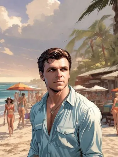 tropico,haulover,djerma,mcarthur,mcartor,beach background,zamperini,delfino,uncharted,nsb,cavill,nudelman,kukui,bahama,baoku,joaquin,beachcomber,jdo,gianaris,hasselhoff,Digital Art,Comic