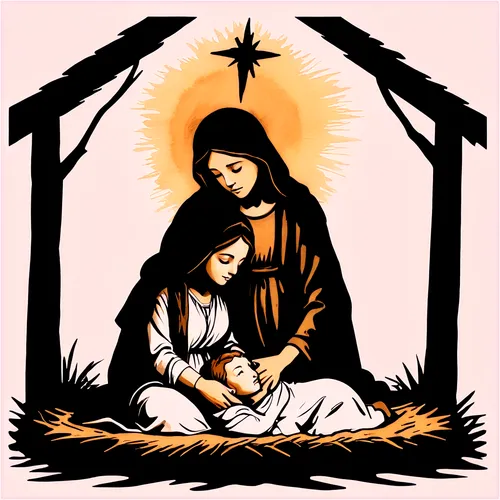 natividad,holy family,nativity of jesus,nativity of christ,birth of christ,the manger,nativity,birth of jesus,the second sunday of advent,candlemas,the first sunday of advent,the third sunday of advent,first advent,jesus in the arms of mary,baby jesus,the star of bethlehem,second advent,fourth advent,christic,christkind,Illustration,Black and White,Black and White 34