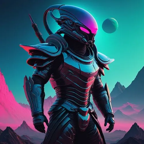 vanu,alien warrior,xeno,tenno,arbiter,geth,Conceptual Art,Sci-Fi,Sci-Fi 11