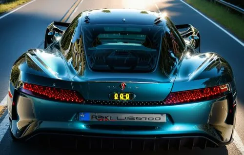 a blue sports car with lights on is shown,superleggera,quartararo,tags gt3,porsche 911 gt2,porsche 918,porsche gt,Photography,General,Realistic