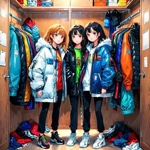 closet,anime japanese clothing,winter clothing,wardrobes,wardrobing,wardrobe,Anime,Anime,General