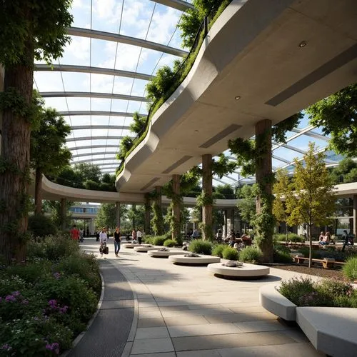 wintergarden,atriums,skyways,landscaped,breezeway,walkway,cupertino,oakbrook,mco,winter garden,3d rendering,arborway,skybridge,garden by the bay,biopiracy,metrotown,stonebriar,gardens by the bay,streamwood,renderings