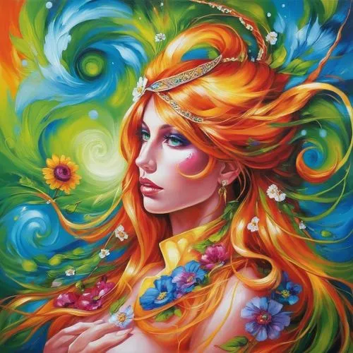 vibrantly,diwata,bohemian art,boho art,seelie,vibrancy,colorful spiral,boho art style,hippie,bodypainting,flora,persephone,titania,beltane,harmony of color,virgo,colorfull,coloristic,the festival of colors,flamenca,Illustration,Paper based,Paper Based 09