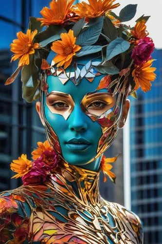 bodypaint,neon body painting,bodypainting,body painting,avatar,flowerhead,body art,afrofuturism,solvated,artist's mannequin,flowerheads,kahila garland-lily,diwata,chevrier,caribana,pollinate,biophilia,anansi,tears bronze,masquerade,Photography,Artistic Photography,Artistic Photography 08