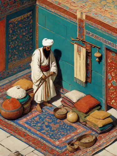 orientalism,ottoman,vendor,persian poet,middle eastern monk,islamic lamps,ibn tulun,merchant,persian norooz,souk,bağlama,shopkeeper,persian,vendors,snake charmers,bedouin,prayer rug,bazaar,zoroastrian novruz,fortune teller,Unique,3D,Isometric