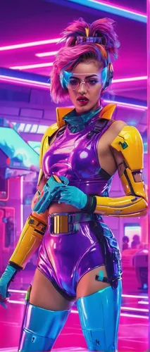 80s,tracer,cyberpunk,80's design,rockabella,cyber,futuristic,electro,symetra,nova,magenta,retro woman,electric,disco,zoom background,monsoon banner,cosmetics counter,neon arrows,cube background,neon colors,Conceptual Art,Sci-Fi,Sci-Fi 28