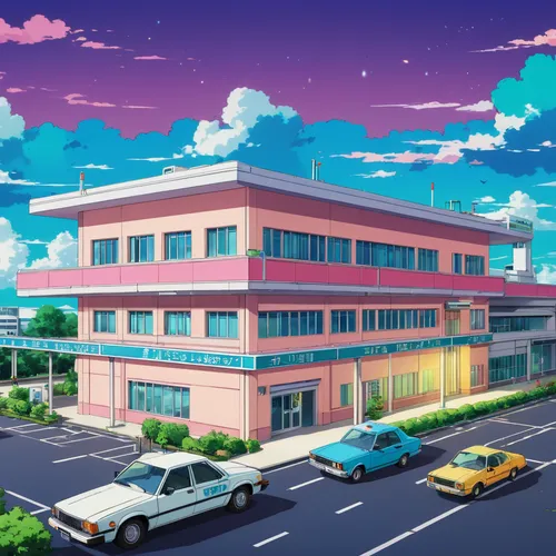 industrial building,company building,dream factory,factory,factory ship,automobile repair shop,sewing factory,company headquarters,office building,haruhi suzumiya sos brigade,office buildings,car dealership,industrial plant,offices,auto repair shop,empty factory,honolulu,convenience store,naginatajutsu,osomatsu,Illustration,Japanese style,Japanese Style 03