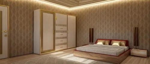 elegant, luxury, president suit, bright atmosphere full of sunlight,bedroom,sleeping room,3d rendering,modern room,room divider,danish room,guest room,interior decoration,interior design,gold wall,chi