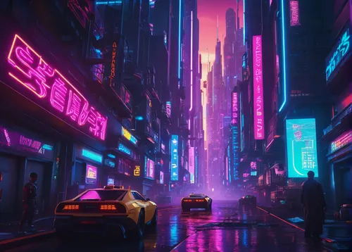 cyberpunk,colorful city,neon arrows,tokyo city,shinjuku,80s,tokyo,cityscape,metropolis,vapor,shanghai,aesthetic,urban,neon,neon lights,80's design,fantasy city,futuristic,taipei,dusk,Conceptual Art,Sci-Fi,Sci-Fi 26