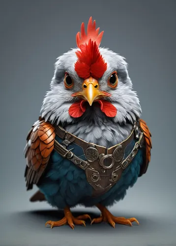 cockerel,bantam,chicken bird,bird bird-of-prey,portrait of a hen,cage bird,fowl,angry bird,serious bird,pullet,chicken 65,landfowl,military raptor,pecking,polish chicken,pubg mascot,bird of prey,chicken,ornamental bird,feathers bird,Conceptual Art,Daily,Daily 11