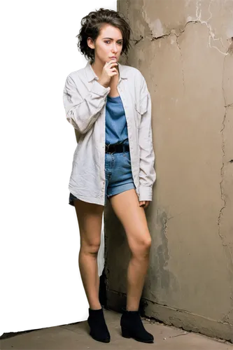 androgynous,androgyny,androgyne,photo session in torn clothes,photo shoot with edit,concrete background,chambray,denim background,concrete chick,outtake,girl smoke cigarette,composited,legged,in shorts,jean shorts,blurred vision,tomboyish,girl with cereal bowl,outtakes,crouching,Photography,Documentary Photography,Documentary Photography 07