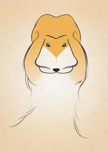 the animal is in a very cute cartoon style,garrison,shibe,foxhound,rough collie,ein,inu,Illustration,Vector,Vector 01