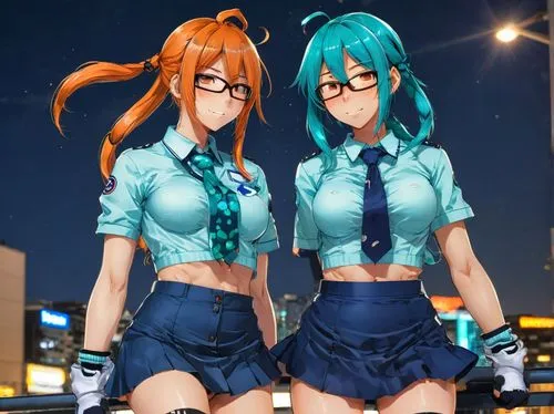 mikulas,mios,garrison,teal and orange,kotobukiya,suzuka,Conceptual Art,Fantasy,Fantasy 26