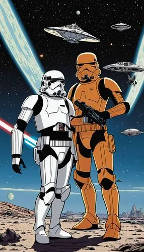 storm troops,stormtroopers,trooping,contingents,enforcements,droids,Illustration,Children,Children 02