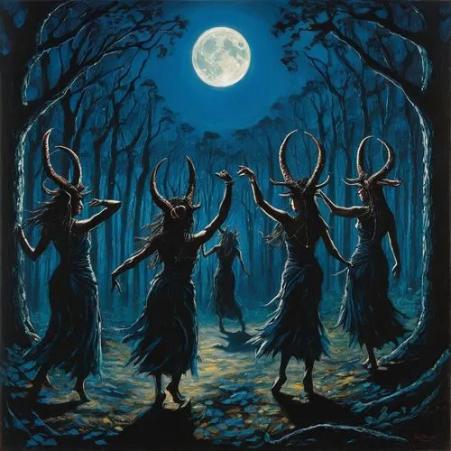 cernunnos,norns,druids,moonsorrow,fauns,stag,Illustration,Realistic Fantasy,Realistic Fantasy 33