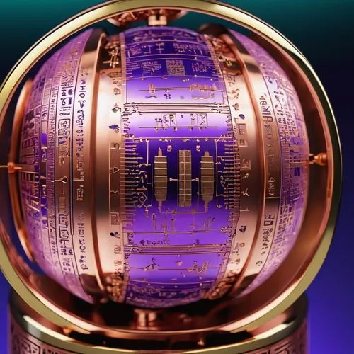 a close - up of the inside of a metallic jar with circuit board printed on it,cryptex,pcgs,cryptocoin,digital currency,cryptography,constellation pyxis,Photography,General,Realistic