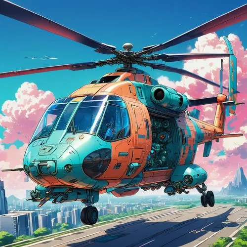 ambulancehelikopter,eurocopter,rotorcraft,harbin z-9,rescue helicopter,chopper,mil mi-24,mil mi-2,trauma helicopter,helicopter,mil mi-8,fire-fighting helicopter,sikorsky s-64 skycrane,sikorsky s-61,mil mi-1,sikorsky hh-52 seaguard,sikorsky s-61r,sikorsky s-76,helicopters,rescue helipad,Illustration,Japanese style,Japanese Style 03