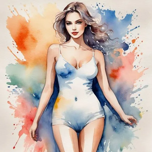 watercolor pin up,watercolor blue,watercolor,shapewear,fashion vector,loboda,water colors,watercolour paint,watercolors,watercolor women accessory,watercolor painting,water color,watercolor paint strokes,aquarelle,watercolours,fashion sketch,watercolor background,dazzler,world digital painting,female body,Illustration,Paper based,Paper Based 25