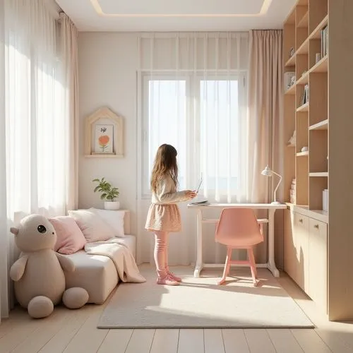 the little girl's room,children's bedroom,baby room,kids room,children's room,modern room,Photography,Documentary Photography,Documentary Photography 03