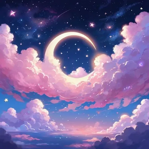 moon and star background,crescent moon,night sky,moon and star,stars and moon,nightsky,the night sky,sky,cielo,crescent,hanging moon,starry sky,unicorn background,star sky,beautiful wallpaper,the moon and the stars,dusk background,moonlit night,starlight,lunar,Illustration,Realistic Fantasy,Realistic Fantasy 01