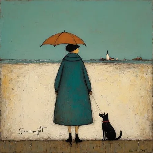 girl with dog,man with umbrella,little girl with umbrella,jodoin,boy and dog,brolly,bischoff,man at the sea,summer umbrella,horst,vincent van gough,olle gill,beach umbrella,kittelsen,mary poppins,ostend,scarfe,puttnam,carol colman,vettriano,Art,Artistic Painting,Artistic Painting 49