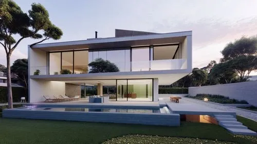 an image of the architecture of the home,modern house,modern architecture,fresnaye,landscape design sydney,dunes house,luxury home,Photography,General,Realistic