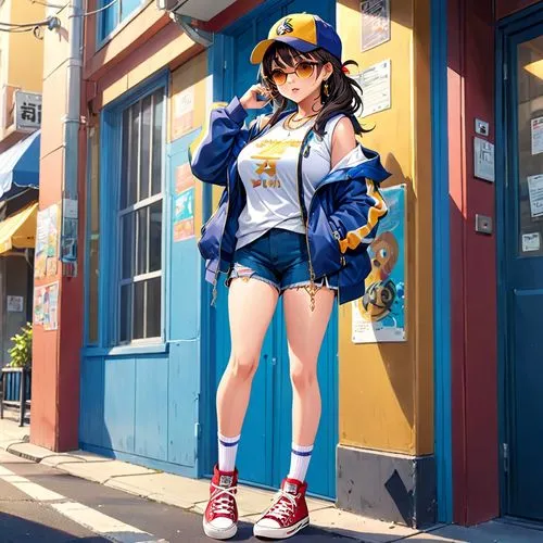 yanmei,anime japanese clothing,mei,chun,xiaofu,hausser,shimei,megumi,summer clothing,bostonia,yellow and blue,miyuki,street shot,haruhi,arale,delivery service,delivering,kawakami,dva,kio,Anime,Anime,Realistic