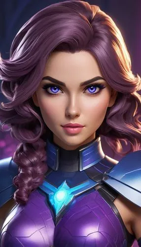 lilandra,sombra,liliana,jaina,lalazarian,kerrigan,Unique,3D,3D Character