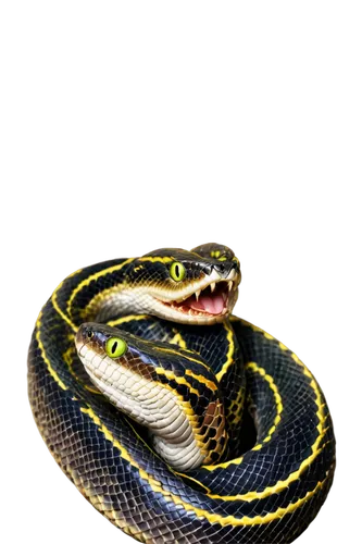 Snakes, multiple snakes entwined, brown scales, forked tongues, hissing sounds, coiled bodies, scaly skin, green eyes, vertical pupils, dark background, low-key lighting, 3/4 composition, shallow dept