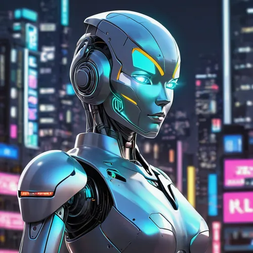 cyborg,cybernetics,artificial intelligence,chatbot,ai,robot icon,nova,chat bot,cyberpunk,robotic,cyber,social bot,humanoid,autonomous,futuristic,robots,robot,robotics,valerian,symetra,Illustration,Japanese style,Japanese Style 07