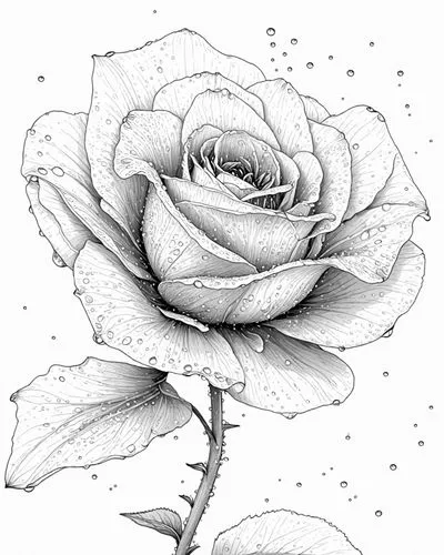 rose flower illustration,rose flower drawing,rose drawing,rose png,frosted rose,white rose,landscape rose,porcelain rose,flower line art,rose flower,flower rose,rose non repeating,romantic rose,rose b