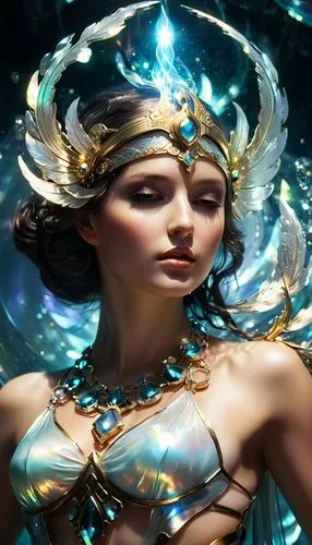 promethea,inanna,amphitrite,wadjet,sirene,goddess of justice,Conceptual Art,Fantasy,Fantasy 11