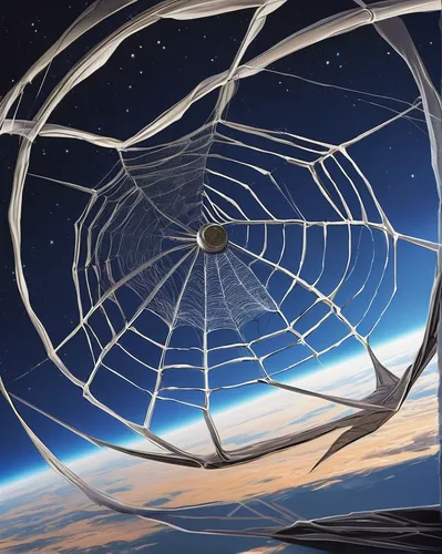 spider's web,spider web,spiderweb,spider network,spider silk,spider net,web,armillary sphere,tangle-web spider,heliosphere,radio telescope,space art,sky space concept,musical dome,glass sphere,torus,stargate,cobweb,space glider,trajectory of the star,Illustration,Paper based,Paper Based 28