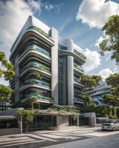 shenzhen vocational college,singapore landmark,singapore,petronas,hongdan center,office building,modern architecture,office block,multi storey car park,ssangyong istana,vedado,biotechnology research i