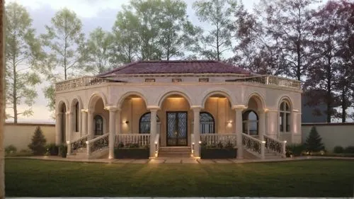 villa,orangery,palladian,gold stucco frame,pergola,loggia,garden elevation,persian architecture,landscape designers sydney,italianate,bahai,beautiful home,model house,pavillon,bendemeer estates,luxury home,luxury property,rossmoor,landscape design sydney,restored home