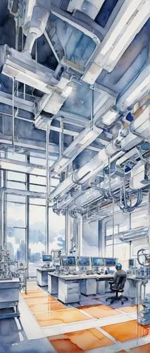 dramatical,solar cell base,hvls,heavy object,ceiling ventilation,manufactory,railguns,railgun,morphogenetic,datacenter,ductwork,spaceship interior,arcology,ceiling construction,sawano,silico,wartsila,skyloft,industrial plant,engine room,Illustration,Paper based,Paper Based 25