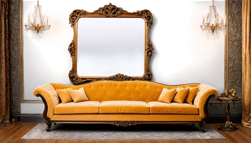 gold stucco frame,antique furniture,yellow wallpaper,art deco frame,decorative frame,antique background,damask background,upholstered,wingback,golden frame,wing chair,chaise lounge,gold frame,settee,reupholstered,gold wall,upholstering,gold foil art deco frame,antique style,furnishes,Illustration,Realistic Fantasy,Realistic Fantasy 22