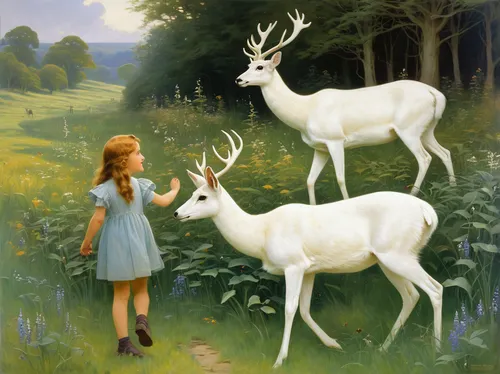 young-deer,pere davids deer,white fallow deer,deer illustration,deers,forest animals,fallow deer,deer,european deer,hunting scene,fawns,woodland animals,young deer,deer park,girl and boy outdoor,fauna,mirror in the meadow,fawn,children's fairy tale,fallow deer group,Art,Classical Oil Painting,Classical Oil Painting 15