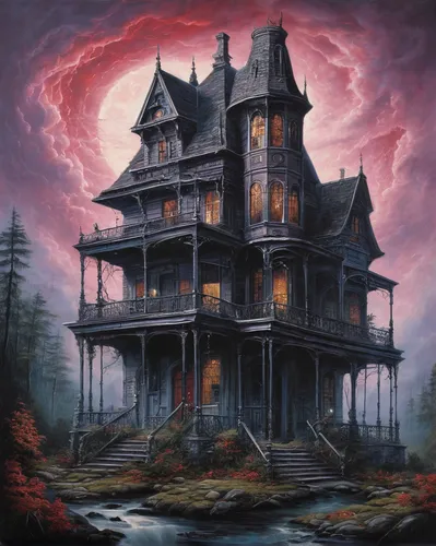 witch's house,the haunted house,witch house,haunted house,ghost castle,haunted castle,house in the forest,lonely house,victorian house,creepy house,house with lake,house painting,abandoned house,house purchase,two story house,ancient house,victorian,halloween poster,house silhouette,haunted,Conceptual Art,Fantasy,Fantasy 29