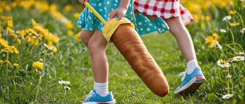 girl with bread-and-butter,girl and boy outdoor,baguettes,girl in flowers,meadow play,meadow daisy,girl picking flowers,wellies,buttercups,poppy on the cob,girl in a long,countrygirl,picnic,eclairs,picnic basket,girl in overalls,yellow daisies,daisies,knee-high socks,doll shoes,Conceptual Art,Sci-Fi,Sci-Fi 17