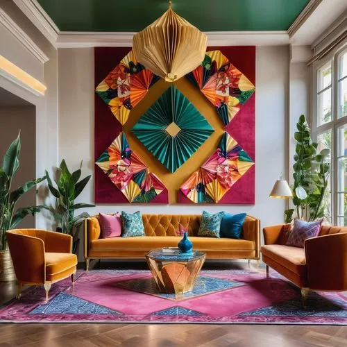 contemporary decor,modern decor,interior decor,moroccan pattern,mid century modern,geometric style,hotel lobby,maximalism,patterned wood decoration,mahdavi,decor,casa fuster hotel,interior decoration,kilim,bohemian art,interior design,andaz,deco,blythswood,kimpton,Unique,Paper Cuts,Paper Cuts 02