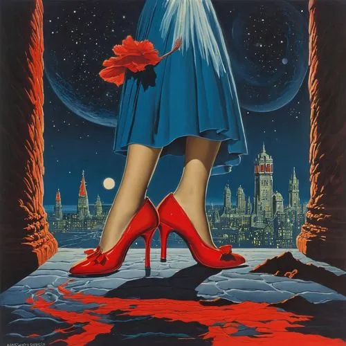 red shoes,cinderella,hildebrandt,bluestocking,cendrillon,jasinski,suspiria,fiorucci,savatage,rhps,italian poster,phantasm,dorothy,babalon,repulsion,elastica,supernaut,cinderella shoe,marillion,klarwein,Conceptual Art,Sci-Fi,Sci-Fi 18