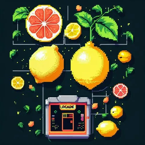 fruit icons,citrus,lemon wallpaper,fruits icons,oranges,lemon background,Unique,Pixel,Pixel 04