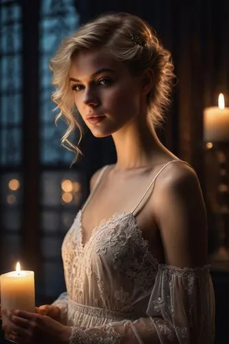 candlelight,candlelights,romantic portrait,romantic look,candlemaker,candle light,burning candle,candle,burning candles,flameless candle,elegant,white rose snow queen,candles,a candle,lighted candle,cinderella,bridal jewelry,candle wick,bridal clothing,elsa,Photography,General,Fantasy