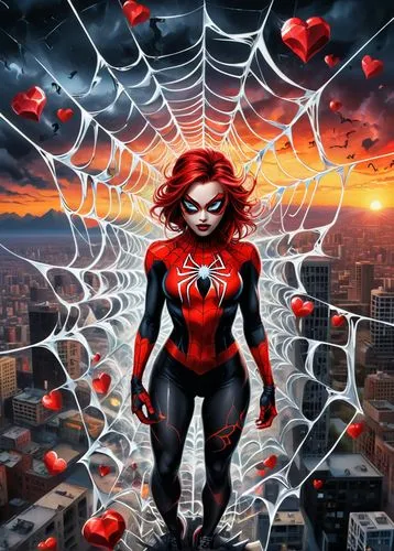 widow spider,red super hero,spider's web,superhero background,tangle-web spider,mary jane,black widow,web,spider network,spider silk,spiderweb,spider web,spider,walking spider,webbing,spider net,arachnophobia,harnessed,daredevil,cg artwork,Conceptual Art,Graffiti Art,Graffiti Art 09