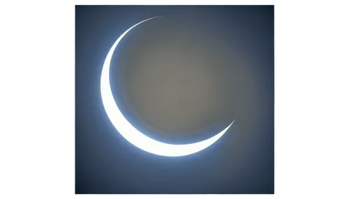 Half-moon, glowing crescent shape, soft lunar surface, crater details, gentle light, dark blue background, subtle starlight, 3/4 composition, shallow depth of field, cinematic lighting, high contrast.