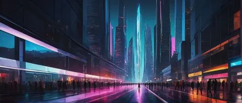 cybercity,light trail,cityscape,cyberpunk,light trails,futuristic landscape,colorful city,cyberscene,futuristic,polara,metropolis,hypermodern,city highway,lightwaves,urban,guangzhou,cybertown,tokyo city,city trans,city at night,Illustration,Realistic Fantasy,Realistic Fantasy 28